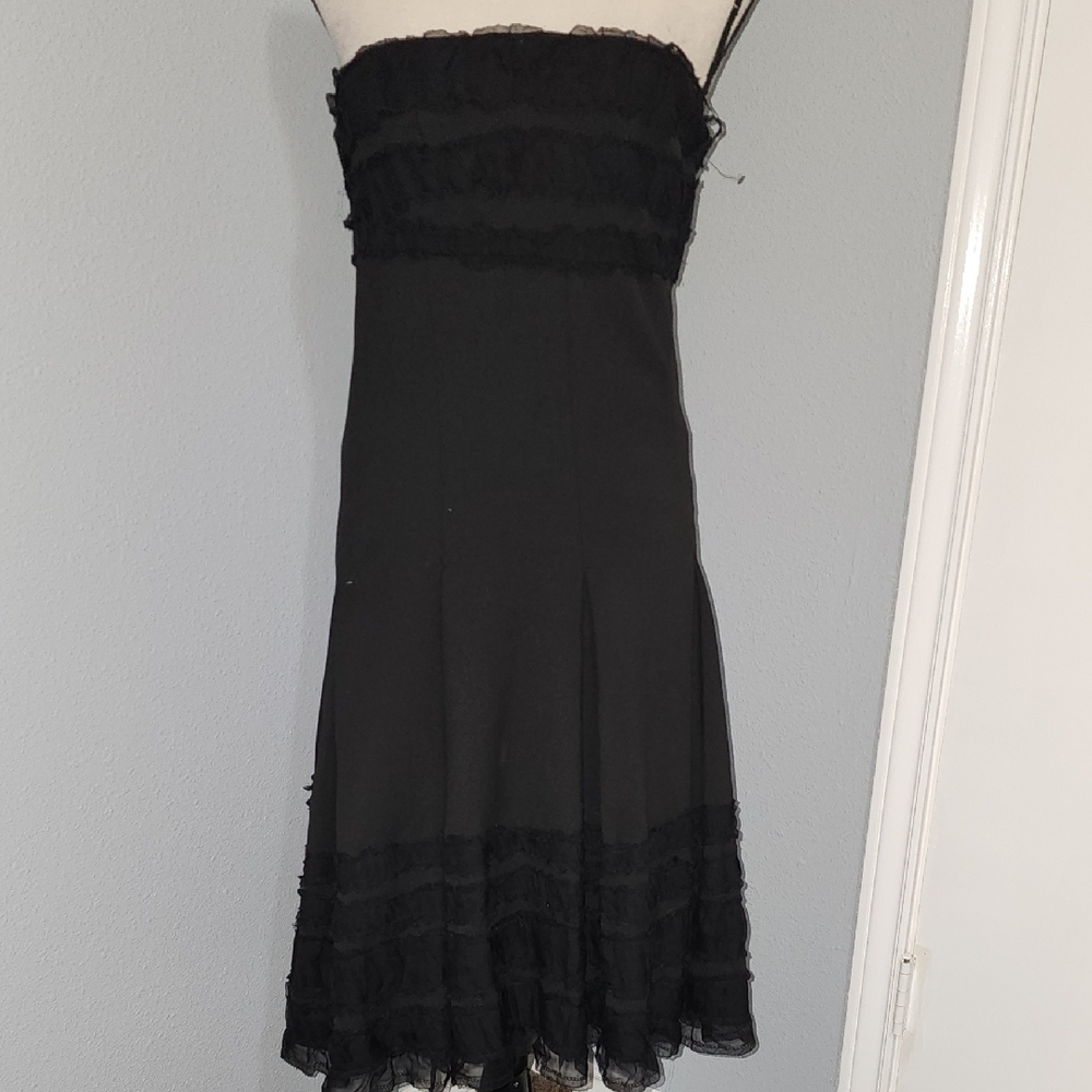"CYNTHIA STEFFE" Elegant Black Strapless Dress SZ 10